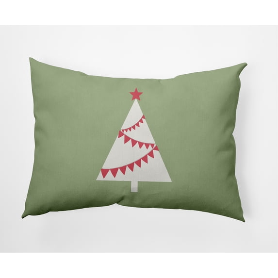 Simply Daisy 14" x 20" Garland Tree Decorative Throw Pillow