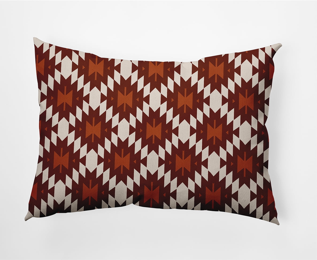 Simply Daisy 14" x 20" Geo Craze Decorative Throw Pillow, Oak