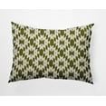 thumbnail image 1 of Simply Daisy 14" x 20" Geo Craze Decorative Throw Pillow, Olive, 1 of 3