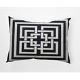 thumbnail image 1 of Simply Daisy 14" x 20" Greek New Key Nautical Decorative Indoor Pillow, 1 of 3