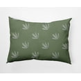 thumbnail image 1 of Simply Daisy 14" x 20" Green Polyester Decorative Lumbar Pillow, 1 of 2