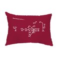 thumbnail image 1 of Simply Daisy, 14" x 20" Half Back Dive Cranberry Abstract Decorative Outdoor Pillow, 1 of 1