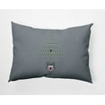 thumbnail image 1 of 20" x 14" Simply Daisy Hearty Holidays Polyester Indoor/Outdoor Pillow, Mid Grey (1 Count), 1 of 4