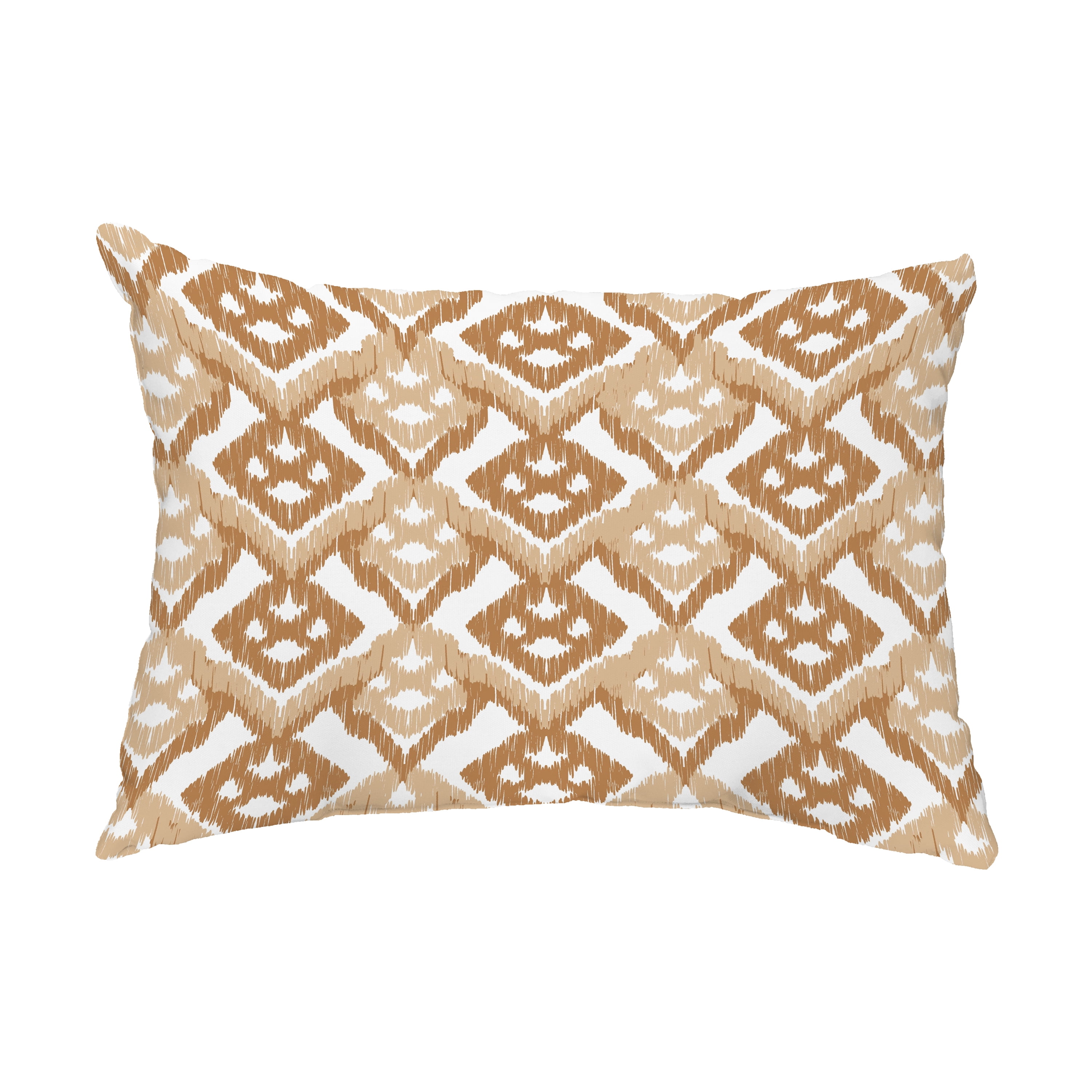 Simply Daisy, 14" x 20" Hipster Taupe or Beige Decorative Abstract Outdoor Throw Pillow