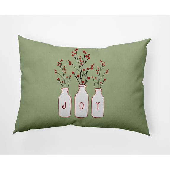 Simply Daisy 14" x 20" Joy Decorative Throw Pillow