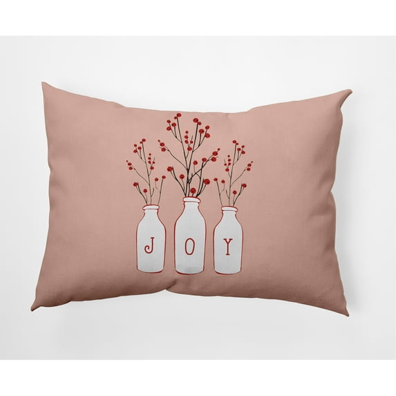 Simply Daisy 14" x 20" Joy Decorative Throw Pillow