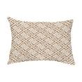 thumbnail image 1 of Simply Daisy, 14" x 20" Leeward Key Beige Decorative Abstract Outdoor Pillow, 1 of 1