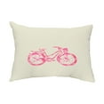 thumbnail image 1 of Simply Daisy, 14" x 20" Life Cycle Pink Decorative Abstract Outdoor Pillow, 1 of 1