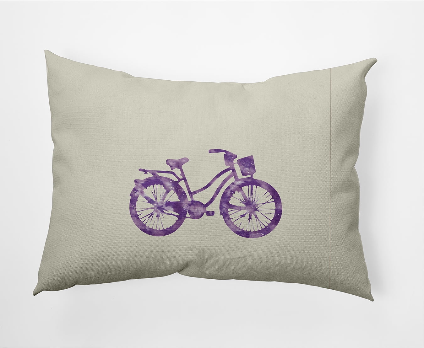Simply Daisy, 14" x 20" Life Cycle Purple Decorative Abstract Outdoor Pillow