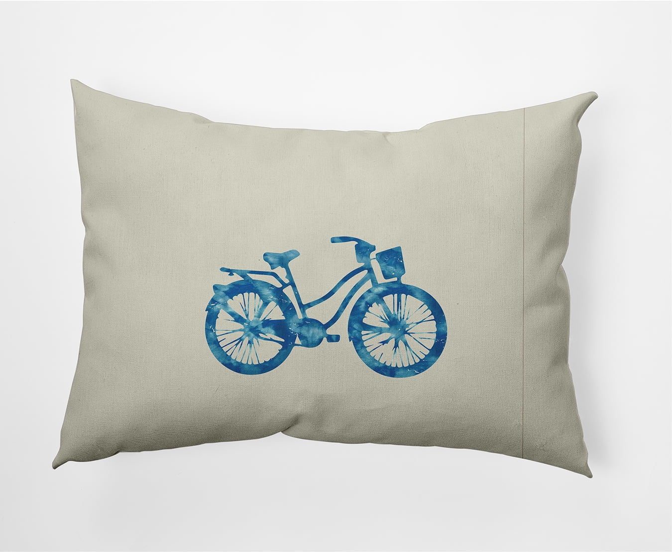 Simply Daisy, 14" x 20" Life Cycle Turquoise Decorative Abstract Outdoor Pillow
