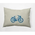thumbnail image 1 of Simply Daisy, 14" x 20" Life Cycle Turquoise Decorative Abstract Outdoor Pillow, 1 of 3