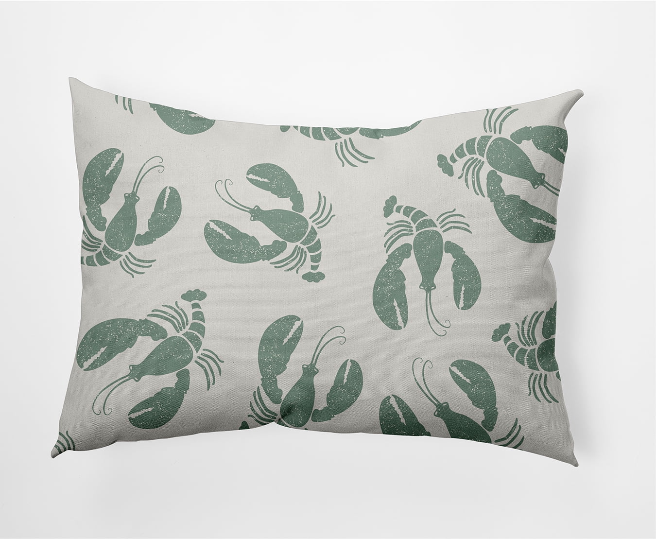 Simply Daisy 14" x 20" Lobster Fest Nautical Decorative Indoor Pillow