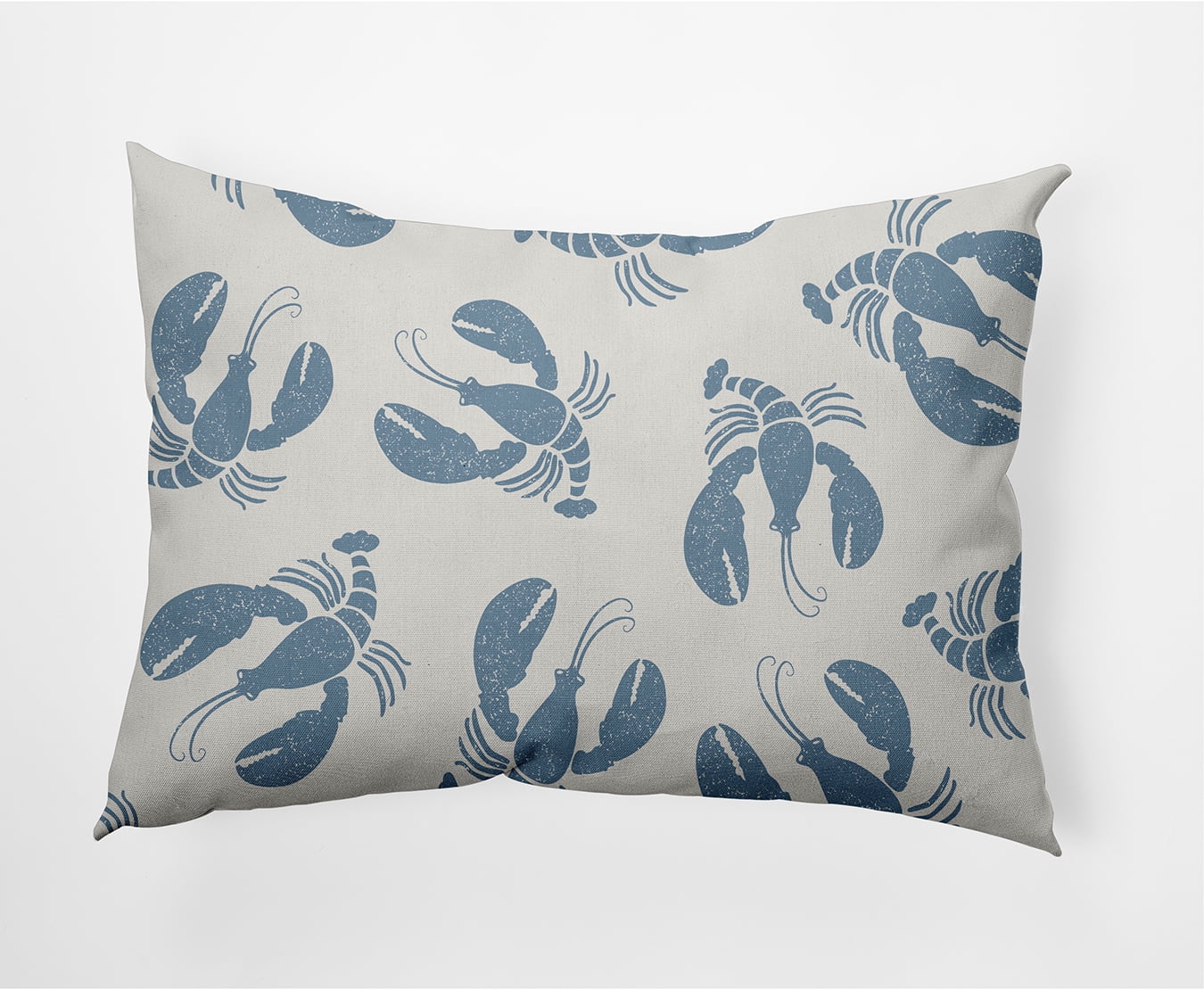 Simply Daisy 14" x 20" Lobster Fest Nautical Indoor/Outdoor Throw Pillow