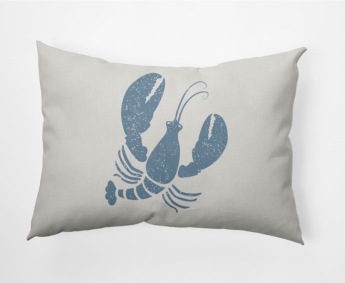 Simply Daisy 14" x 20" Lobster Nautical Decorative Indoor Pillow