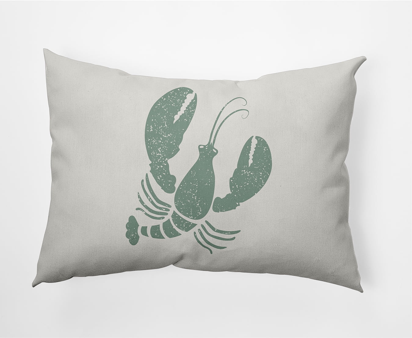 Simply Daisy 14" x 20" Lobster Nautical Decorative Indoor Pillow