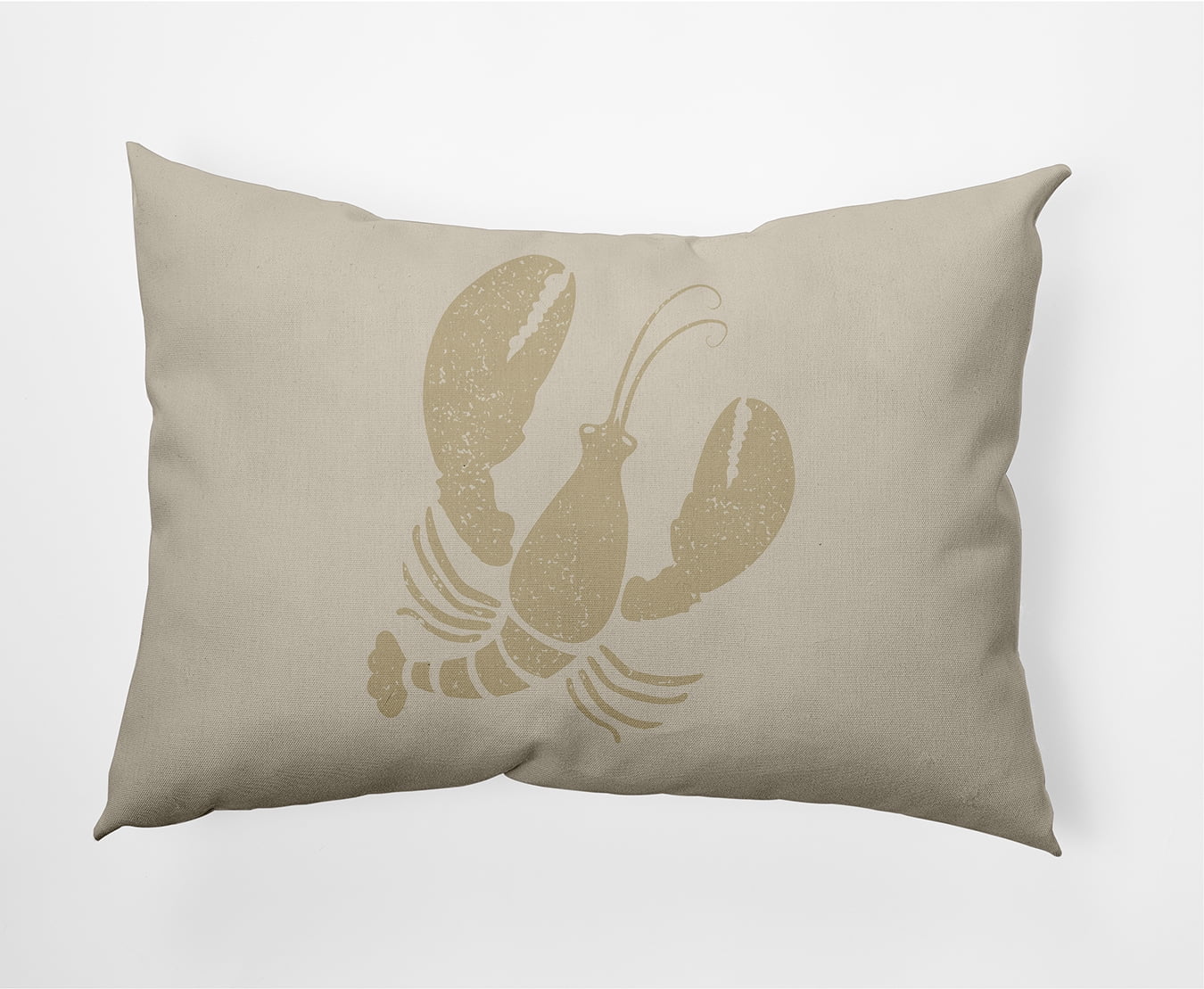 Simply Daisy 14" x 20" Lobster Nautical Decorative Indoor Pillow