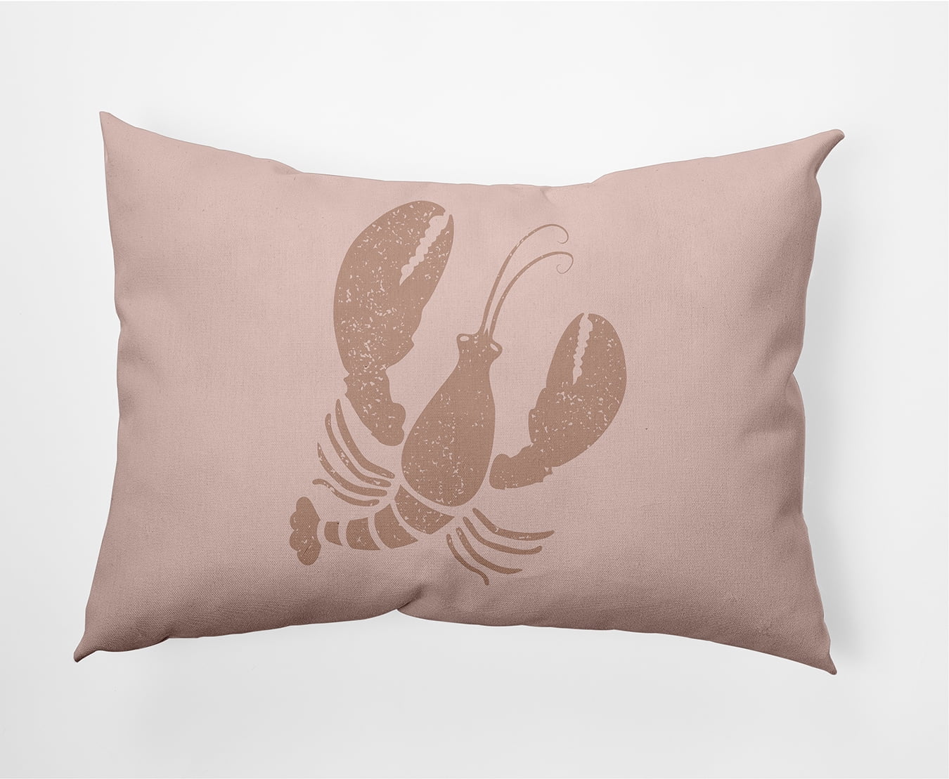Simply Daisy 14" x 20" Lobster Nautical Decorative Indoor Pillow