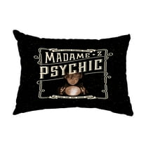 Simply Daisy, 14" x 20" Madame Psychic Cream Halloween Print Decorative Outdoor Throw Pillow