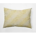 thumbnail image 1 of Simply Daisy, 14" x 20" Marled Knit Stripe Yellow Decorative Abstract Outdoor Throw Pillow, 1 of 3