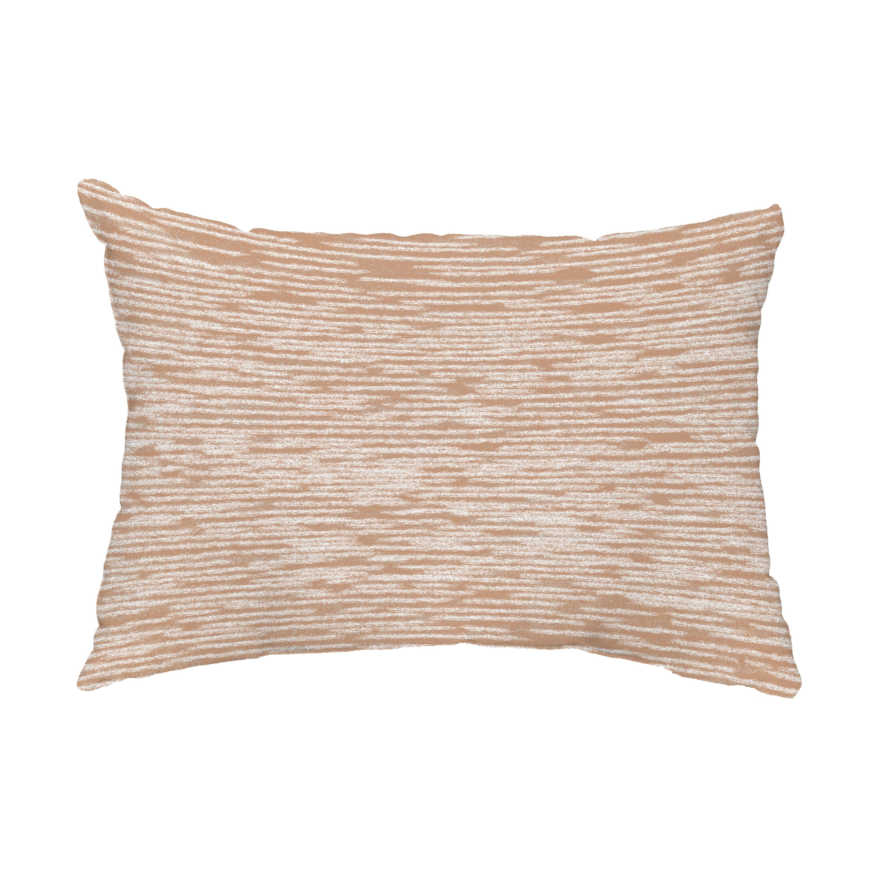 Simply Daisy, 14" x 20" Marled Knit Taupe Decorative Nautical Outdoor Pillow