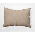 thumbnail image 1 of Simply Daisy 14" x 20" Mission Brown Polyester Decorative Lumbar Pillow, 1 of 2