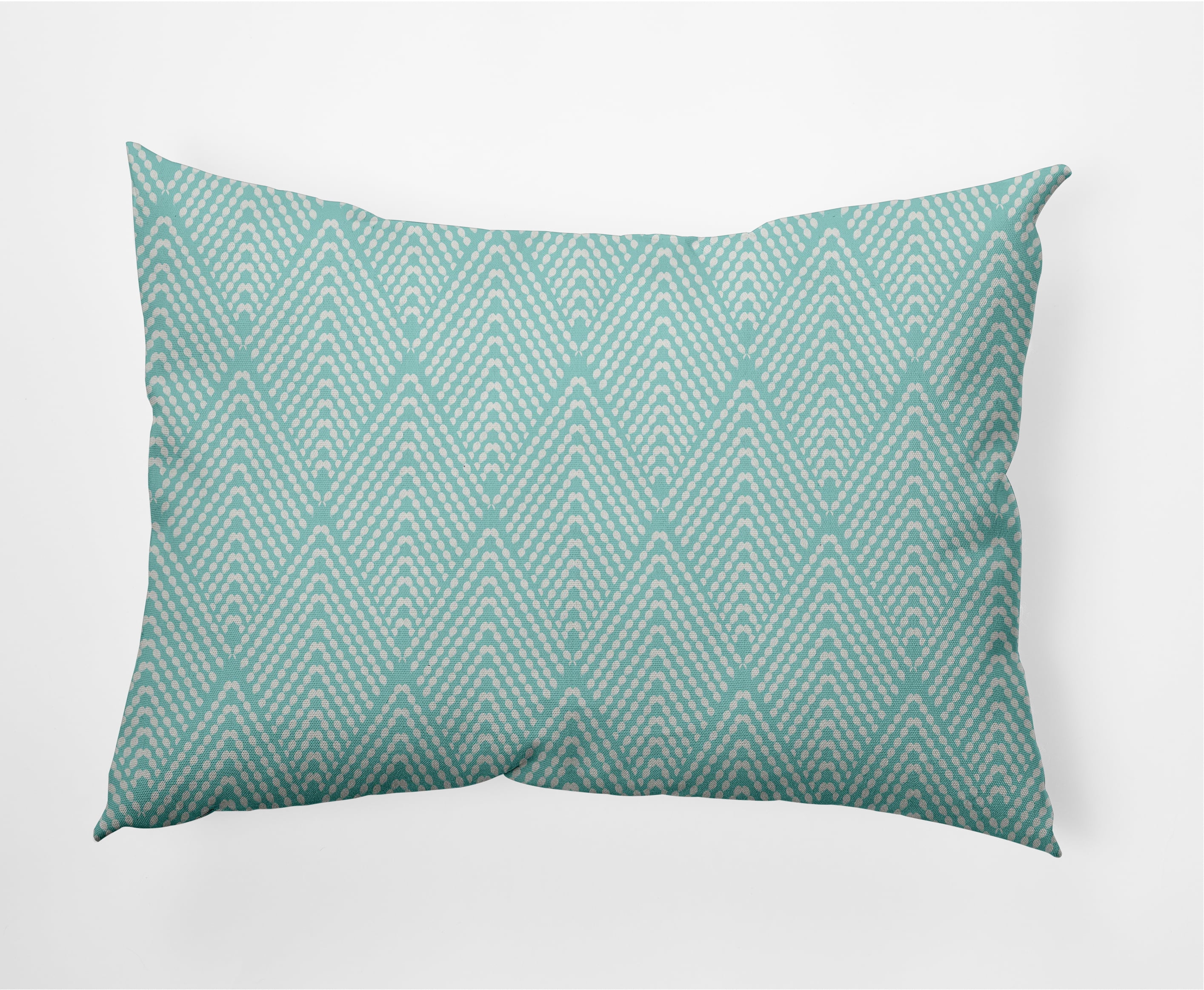 Simply Daisy 14" x 20" Mission, Craftsman Blue, White, Multi-color Polyester Throw Pillow