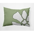 thumbnail image 1 of Simply Daisy 14" x 20" Modern, Contemporary Green Polyester Decorative Lumbar Pillow, 1 of 3