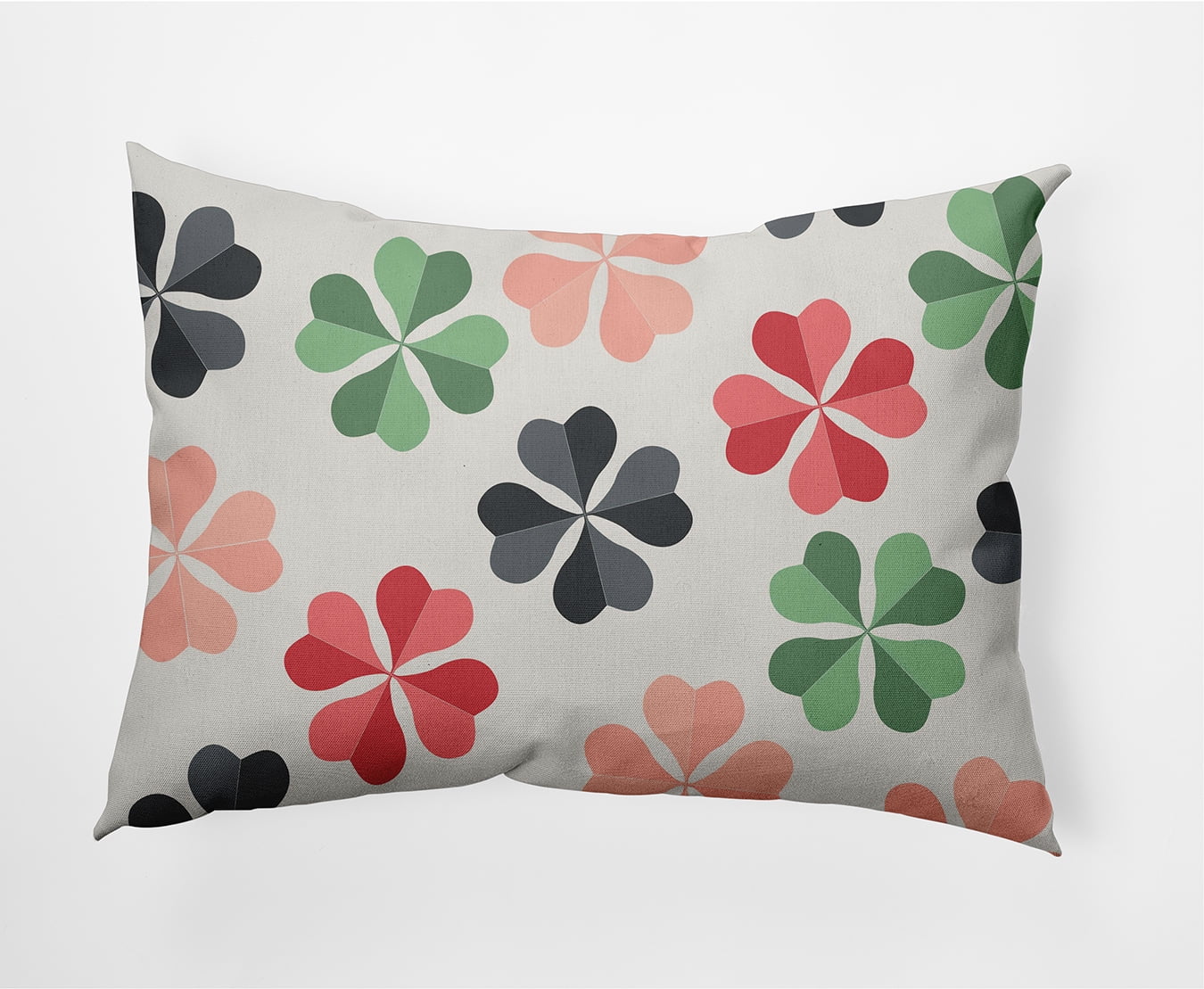 Simply Daisy 14" x 20" Modern, Contemporary St. Patrick's Day Polyester Decorative Lumbar Pillow