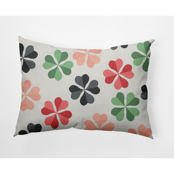 Simply Daisy 14" x 20" Modern, Contemporary St. Patrick's Day Polyester Decorative Lumbar Pillow