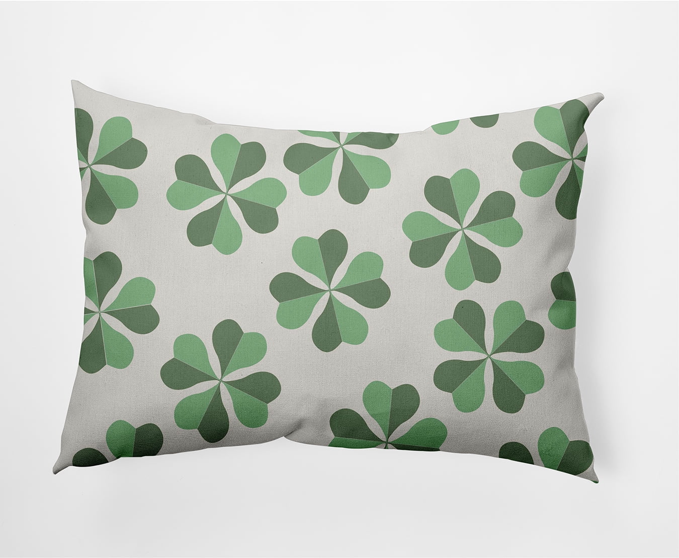 Simply Daisy 14" x 20" Modern, Contemporary St. Patrick's Day Polyester Decorative Lumbar Pillow