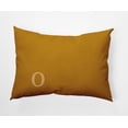 thumbnail image 1 of Simply Daisy 14" x 20" Modern Monogram Decorative Throw Pillow, Autumn Gold, 1 of 1