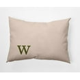thumbnail image 1 of Simply Daisy 14" x 20" Modern Monogram Decorative Throw Pillow, Olive, 1 of 1