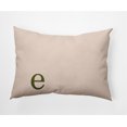thumbnail image 1 of Simply Daisy 14" x 20" Modern Monogram Decorative Throw Pillow, Olive, 1 of 1