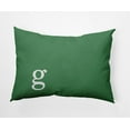 thumbnail image 1 of Simply Daisy 14" x 20" Modern Monogram Decorative Throw Pillow, Sage, 1 of 3