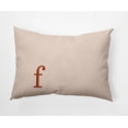 thumbnail image 1 of Simply Daisy 14" x 20" Modern Monogram Decorative Throw Pillow, Sienna, 1 of 3