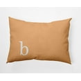 thumbnail image 1 of Simply Daisy 14" x 20" Modern Monogram Indoor/Outdoor Polyester Throw Pillow, Pale Gold, 1 of 3