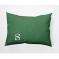 thumbnail image 1 of Simply Daisy 14" x 20" Modern Monogram Indoor/Outdoor Polyester Throw Pillow, Sage, 1 of 3