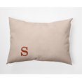 thumbnail image 1 of Simply Daisy 14" x 20" Modern Monogram Indoor/Outdoor Polyester Throw Pillow, Sienna, 1 of 3