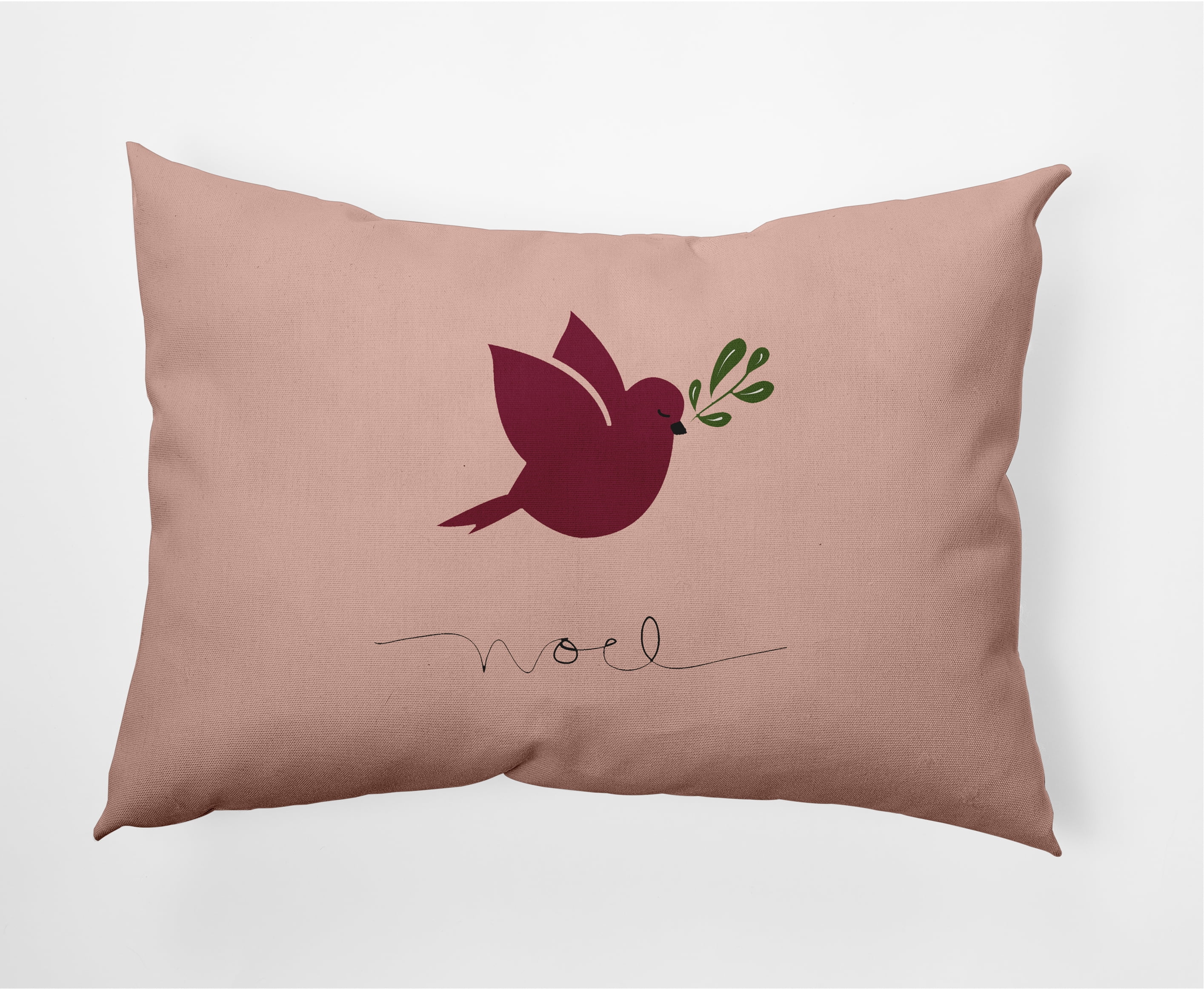 Simply Daisy 14" x 20" Noel Bird Outdoor Throw Pillow