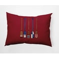 thumbnail image 1 of Simply Daisy, 14" x 20" Oar Multi Painted Red Nautical Decorative Outdoor Pillow, 1 of 3