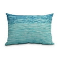 thumbnail image 1 of Simply Daisy, 14" x 20" Ocean View Teal Decorative Abstract Outdoor Throw Pillow, 1 of 2