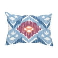 thumbnail image 1 of Simply Daisy, 14" x 20" Original Blue Decorative Abstract Outdoor Throw Pillow, 1 of 1