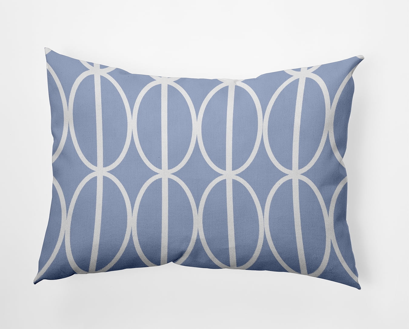 Simply Daisy 14" x 20" Ovals Go 'Round Decorative Throw Pillow, Peri (1 count)