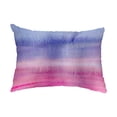 thumbnail image 1 of Simply Daisy, 14" x 20" Painted Sunset Multi Color Stripe Print Outdoor Decorative Throw Pillow, 1 of 1