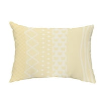 Simply Daisy, 14" x 20" Pattern Stripe Yellow Decorative Stripe Outdoor Pillow