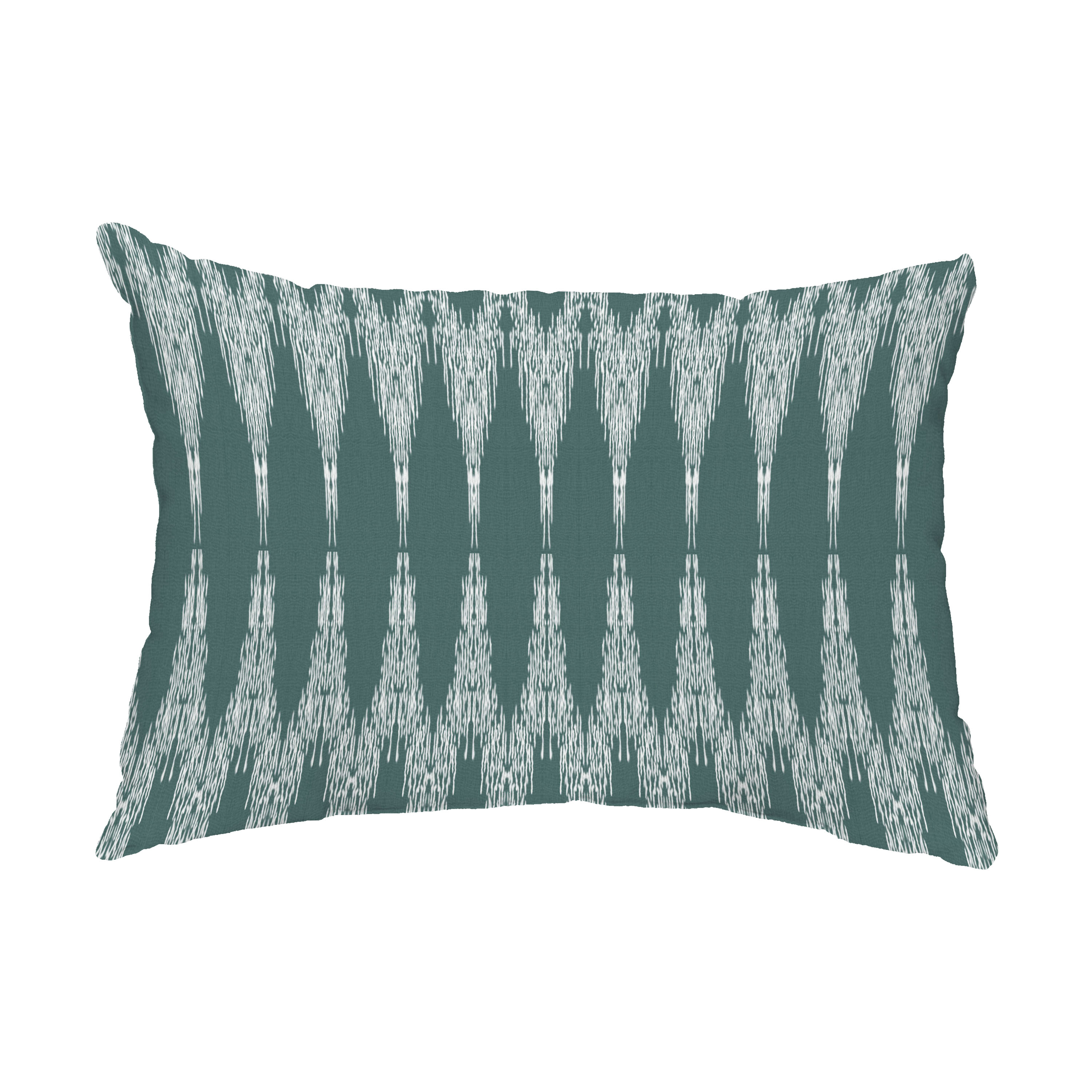 Simply Daisy, 14" x 20" Peace 1 Green Abstract Decorative Outdoor Pillow