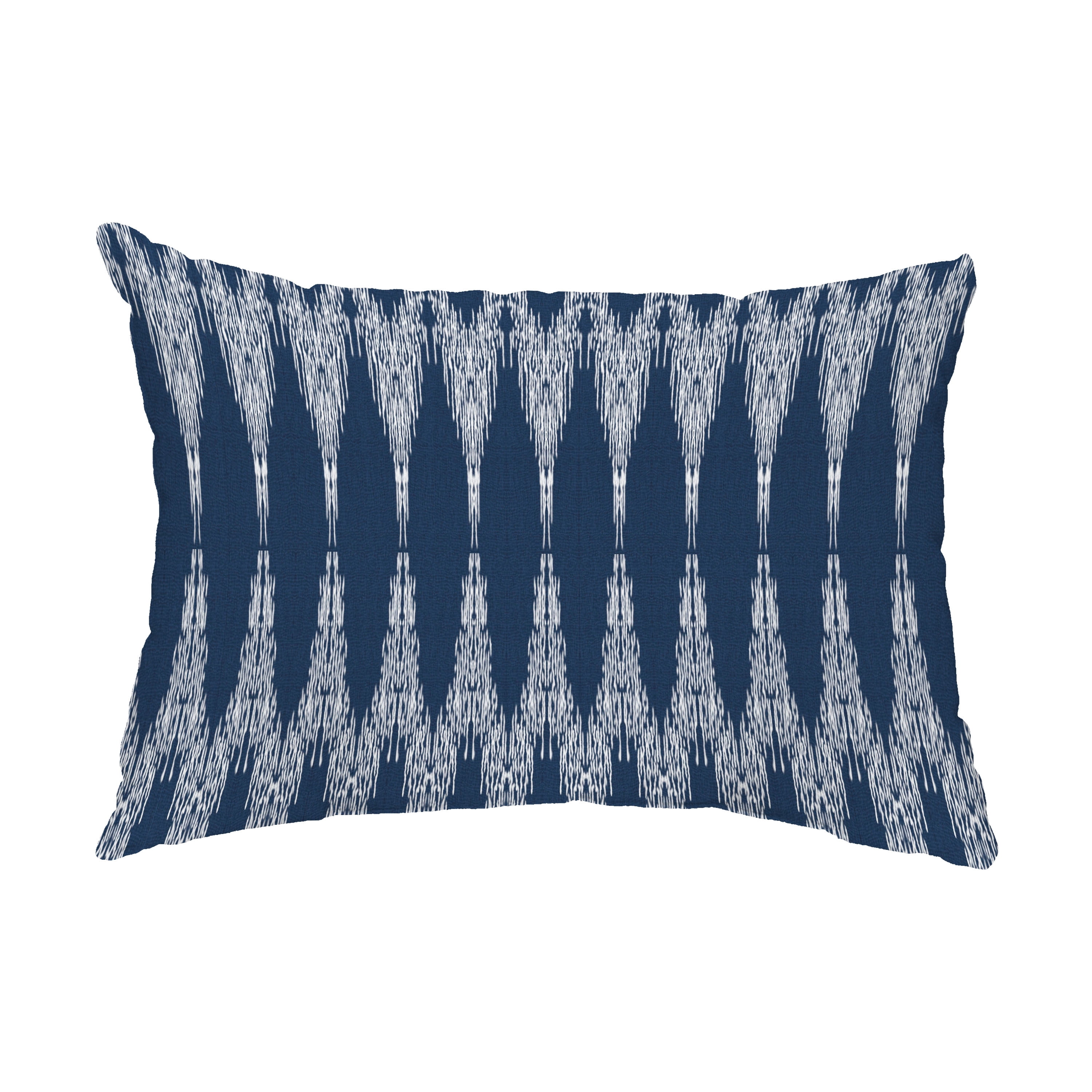 Simply Daisy, 14" x 20" Peace 1 Navy Blue Abstract Decorative Outdoor Pillow