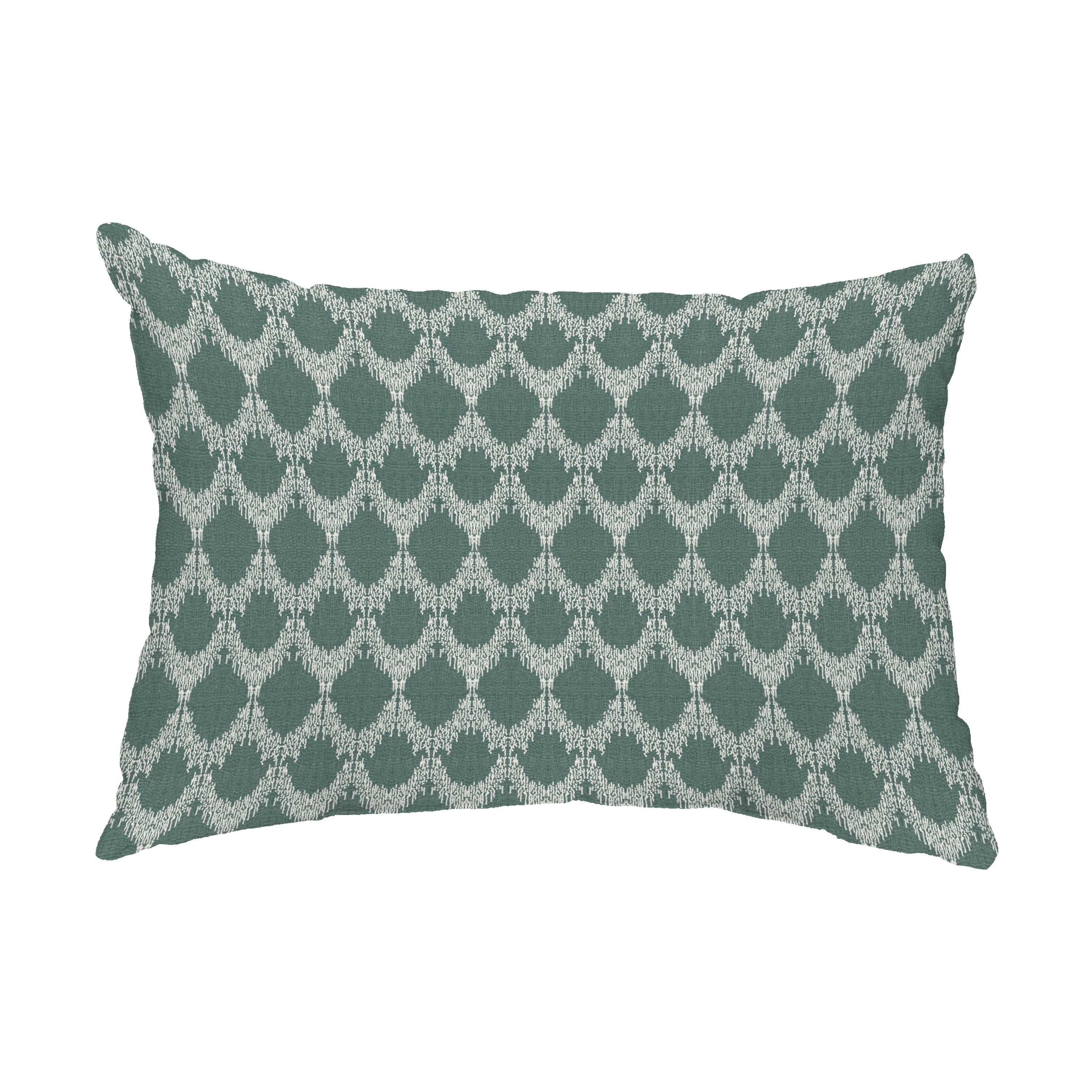 Simply Daisy, 14" x 20" Peace 2 Green Abstract Decorative Outdoor Pillow
