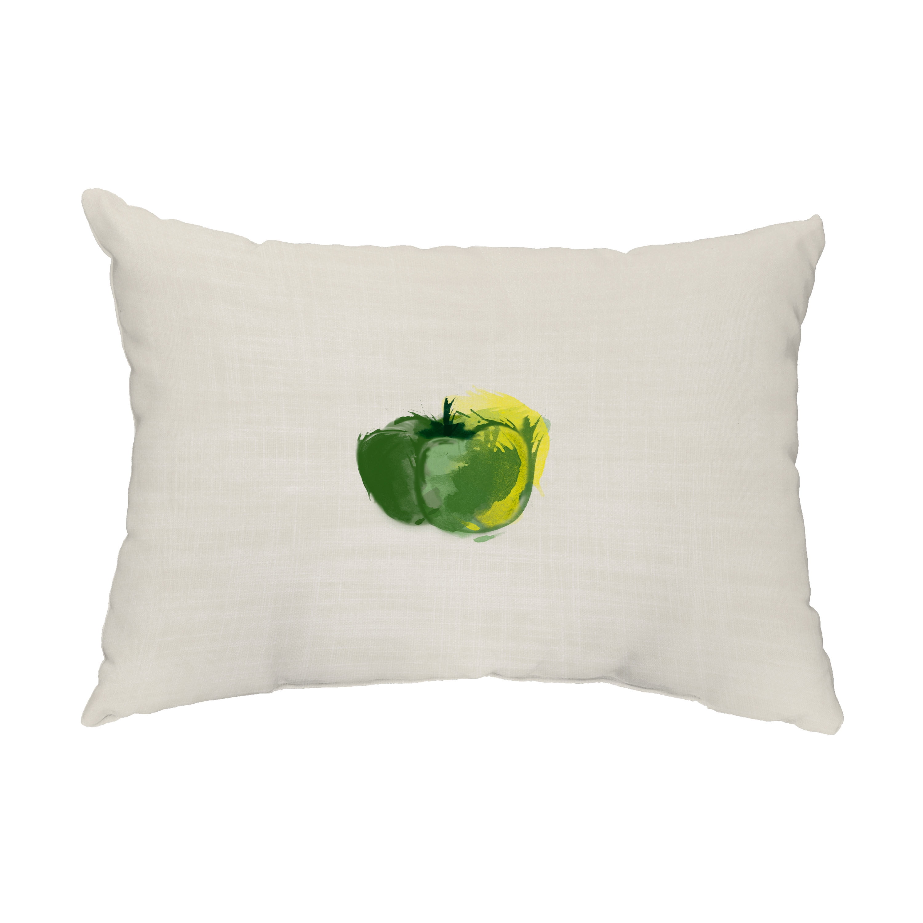 Simply Daisy, 14" x 20" Pepper Green Floral Decorative Outdoor Pillow