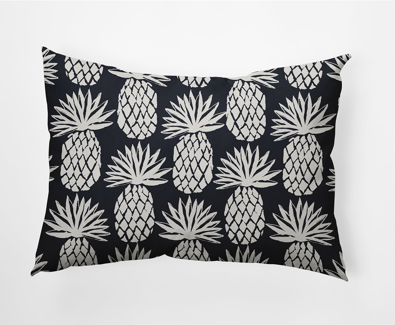 Simply Daisy 14" x 20" Pineapple Pattern Nautical Decorative Indoor Pillow
